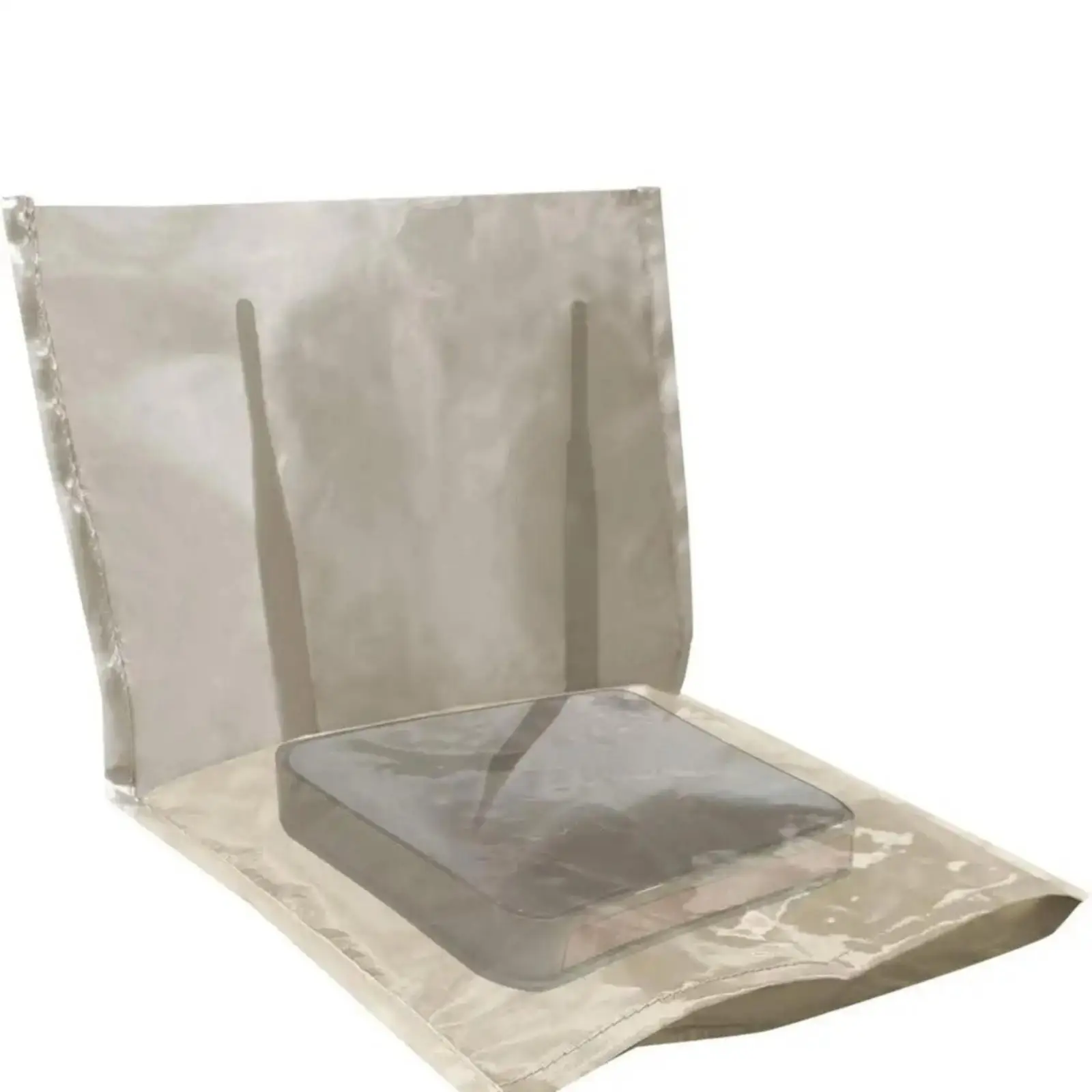 Router Protection Cover 31x45cm Copper Nickel Cloth Signal Shield Router Accessories for Desk Use