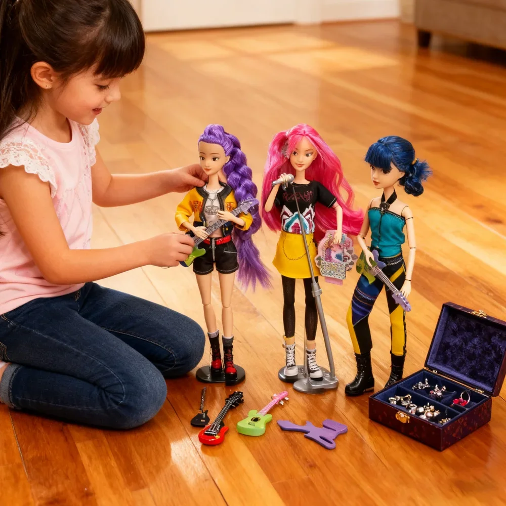 ألعاب فينيل HUNTR/X K-pop Witch Hunter الجديدة لعام 2025 (رومي/ميرا/زوي) - هدايا عيد ميلاد مثالية للفتيات #6