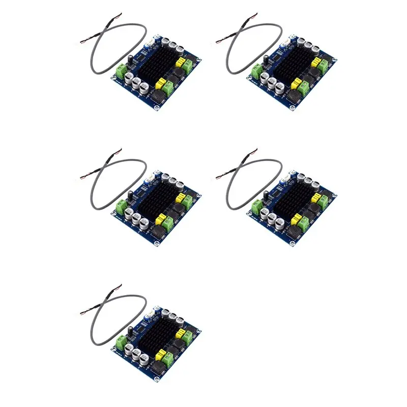 

【РЕКОМЕНДУЕМ】5X TPA3116D2 TPA3116 Двухканальная стереофоническая цифровая аудиоплата усилителя мощности 2X120 Вт XH-M543