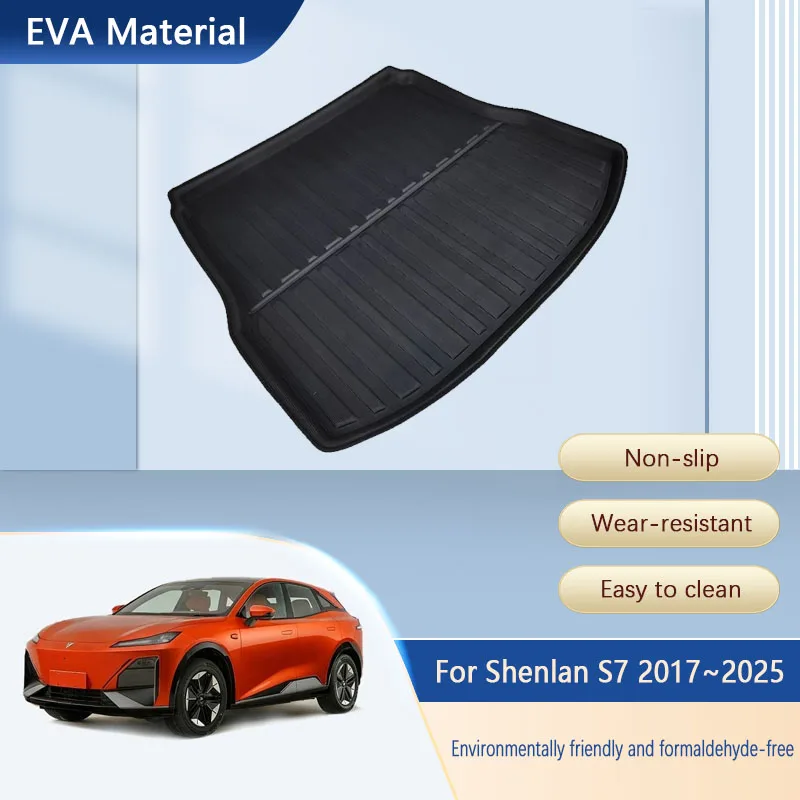 

EVA Car Rear Trunk Mats Fit For Changan Shenlan Deepal S7 2023 2024 2025 Waterproof Protection Pads Trunk Carpet Car Accessories