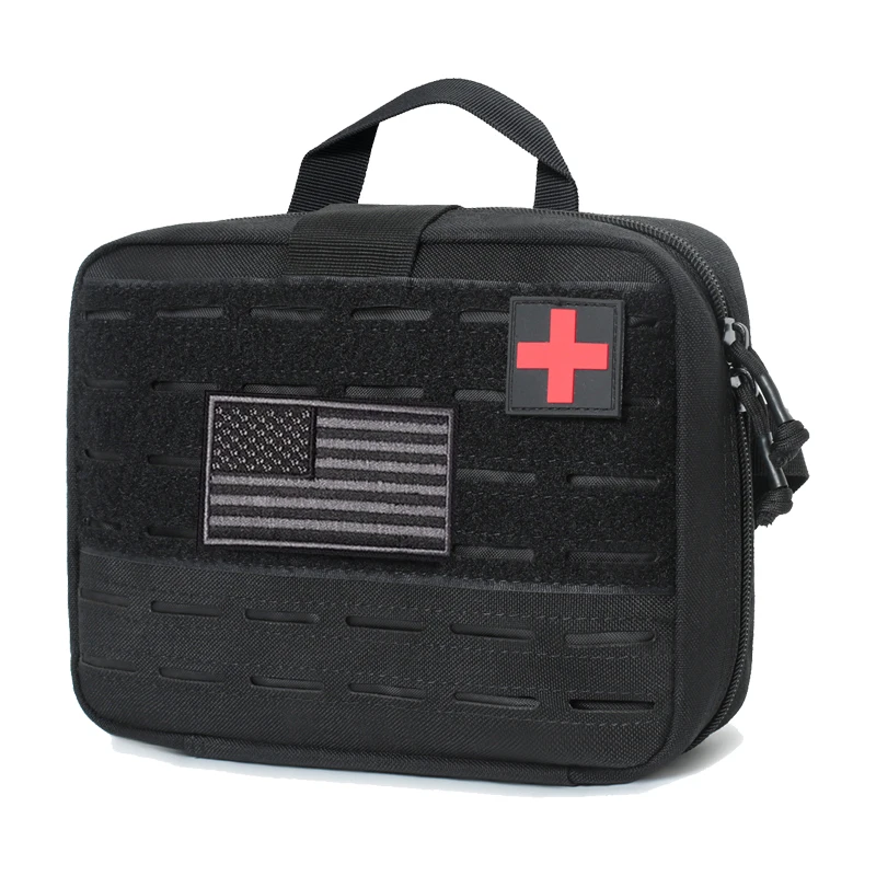 EHBO Pouch Grote Capaciteit Ifak Molle Emt Zakje Afneembare Quick Release Pouch Met Hoofdsteun Inclusief