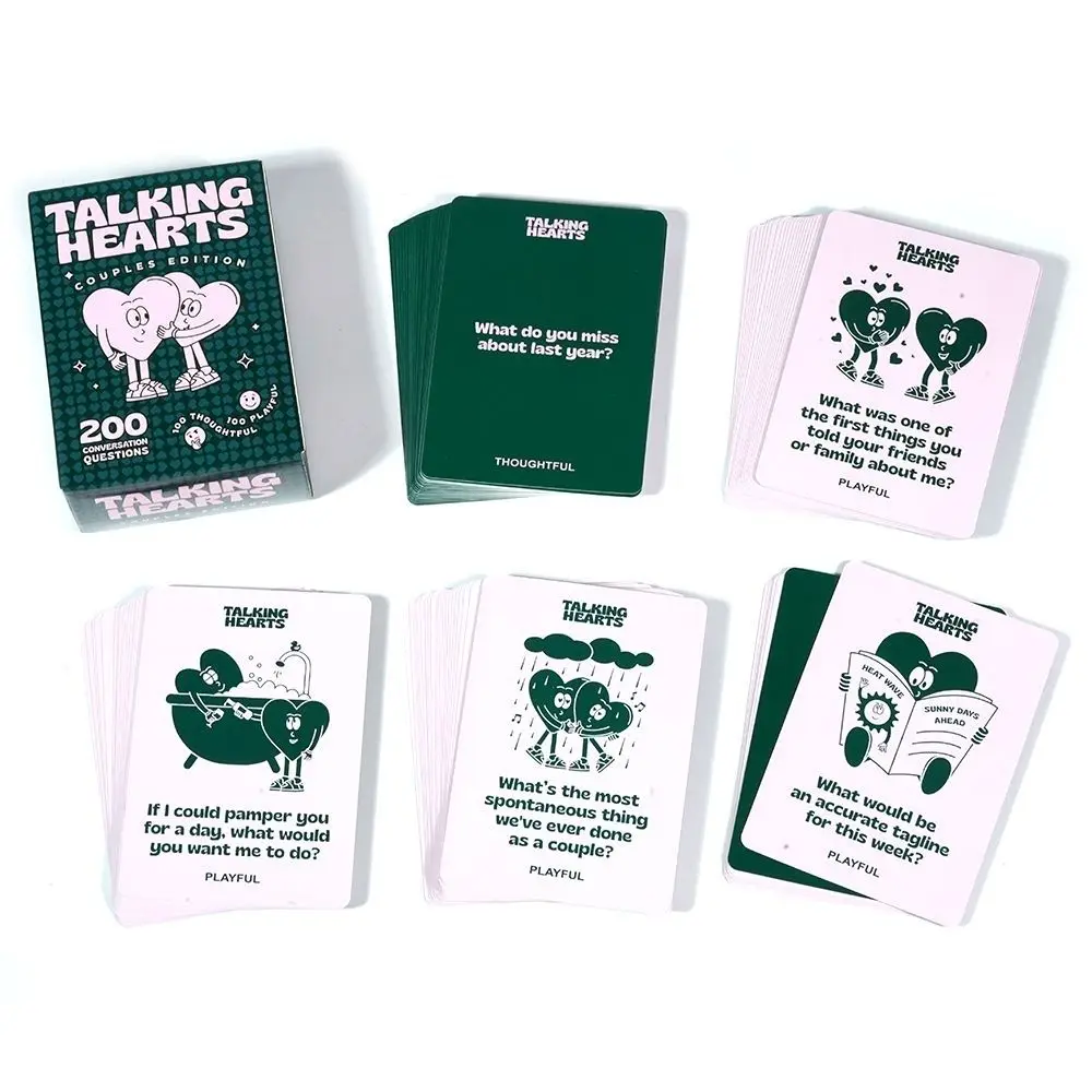 Talking Hearts Couples Edition: The Ultimate Deck for Meaningful, Fun Relationship Conversations