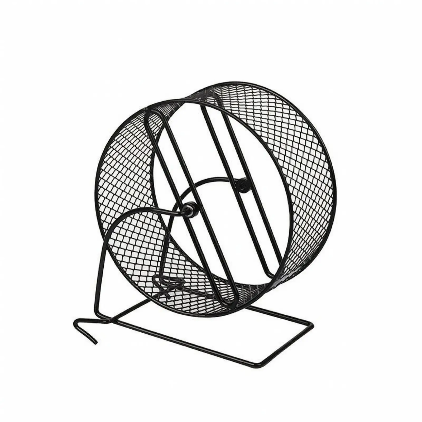 Silent Hamster Wheel 30cm Metal Running Exercise Equipment for Small Animals Stable Base