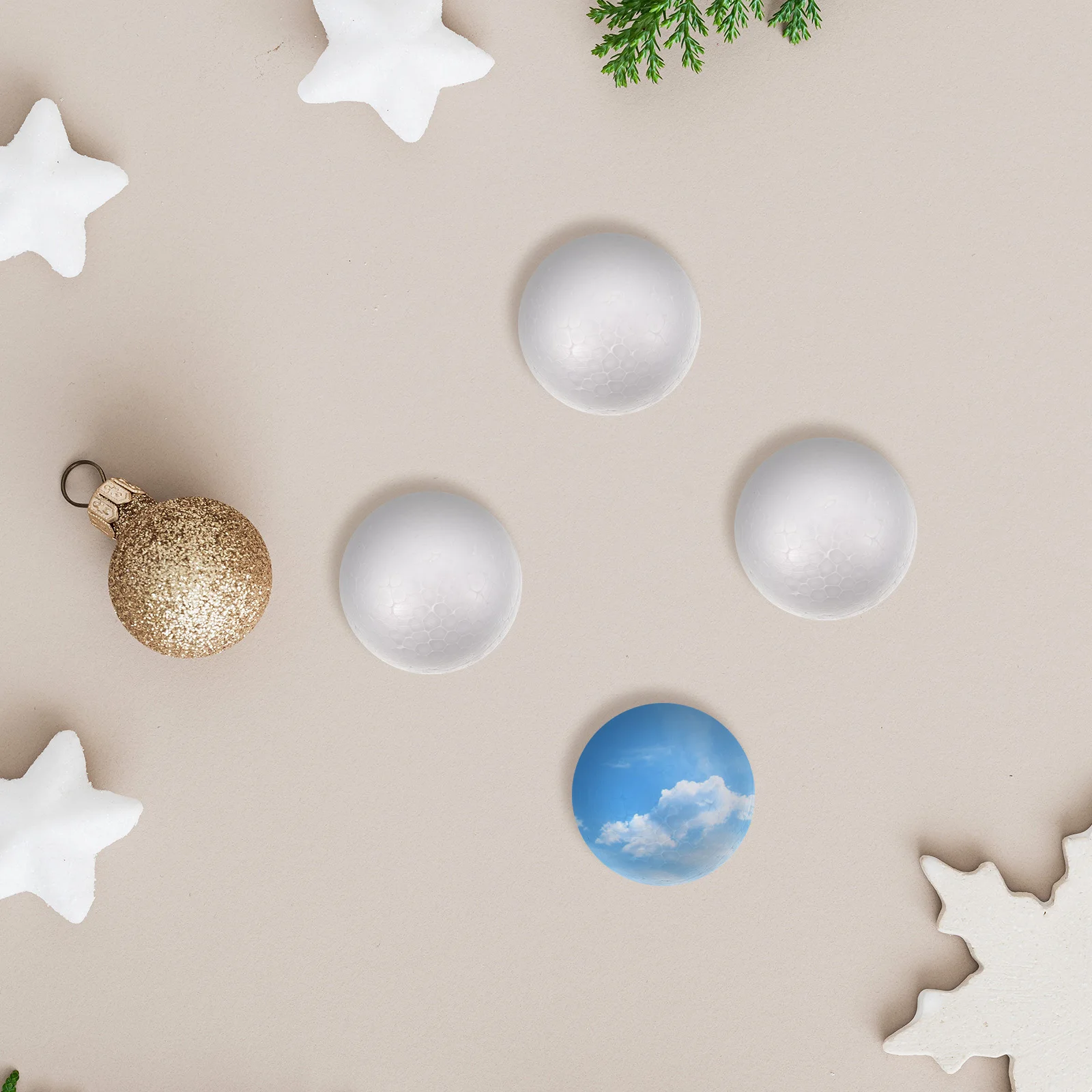 

20pcs Foam Diy Craft For Diy Ornament Xmas Decor Kids Art Projects Party Centerpieces Scene Layout Supplies Ornaments