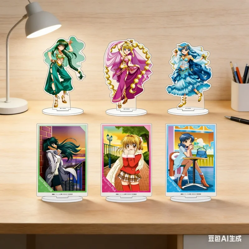Lucia Nanami Hanon Hōshō Anime Mermaid Melody Pichi Pichi Pitch 15CM Model Acrylic Stand Ornament Cosplay figure Props Gifts
