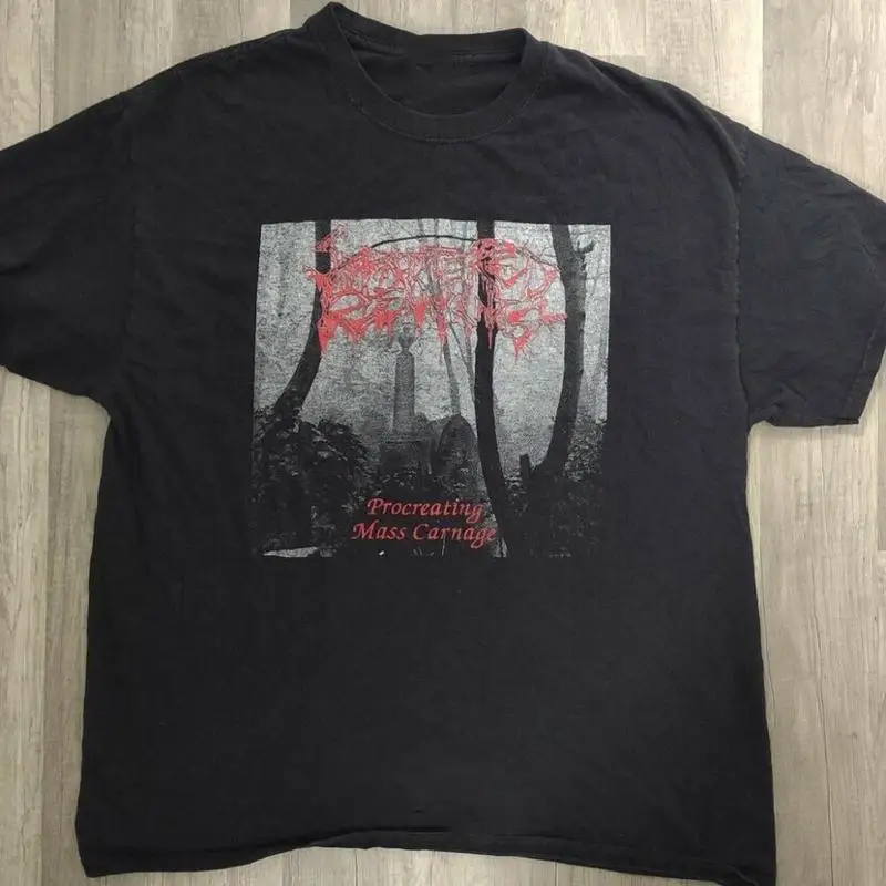 

Футболка Scattered Remnants «Укращающая Mass Carnage» из хлопка S 4Xl