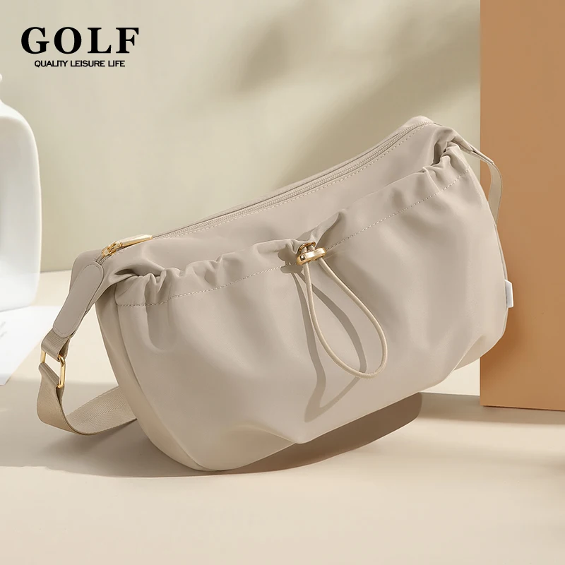 GOLF Crossbody Bags Women Large Capacity Nylon Female Shoulder Bag Lightweight Waterproof Cross Body Women's Fashion Bags 2024