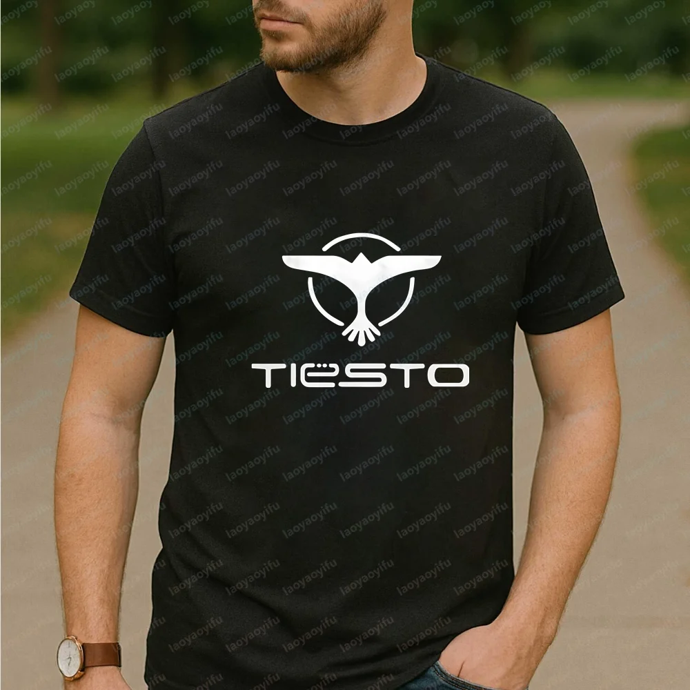 DJ Tiesto Printed T-shirt - Unisex Trendy Short-sleeved Shirt Suitable for Both Men and Women, Comfortable T-shirt