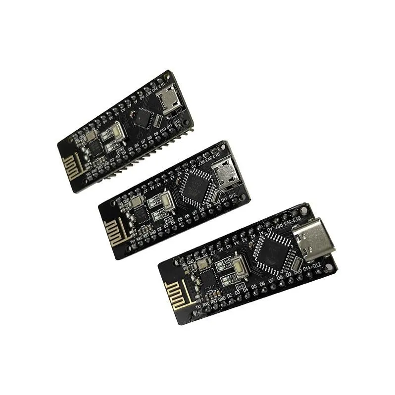 RF-Nano for Arduino Nano V3.0, Micro USB Nano Board ATmega328P QFN32 5V 16M CH340, Integrate NRF24L01+2.4G wireless