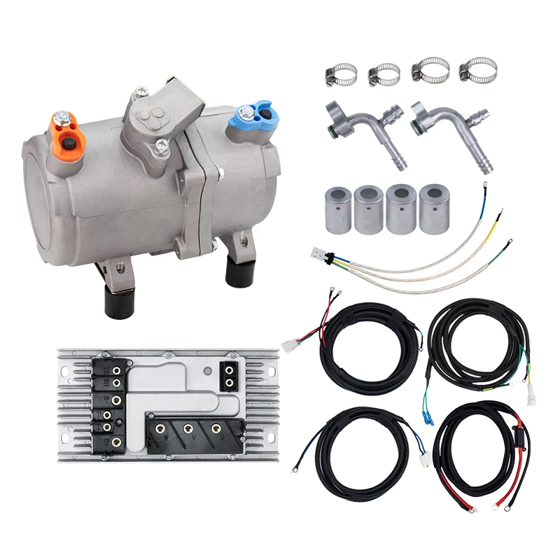 electric air conditioner compressor 12V 24V for Auto Air Conditioning Car Truck Bus Tractor Shop Automobile Air conditioner tool