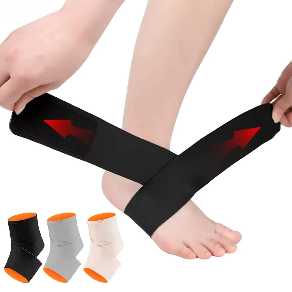 1/2Pcs Adjustable Ankle Guard Double Wrapping Stable Pressurization Support The Achilles Tendon Prevent Sprains Foot Guards
