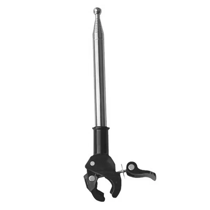 ABLG 5Pcs 1.2M Telescopic Flag Pole Stainless Steel Pole Flag Waving Flagpole Flag Pole Car Holder For Car Truck Boat Vehicle