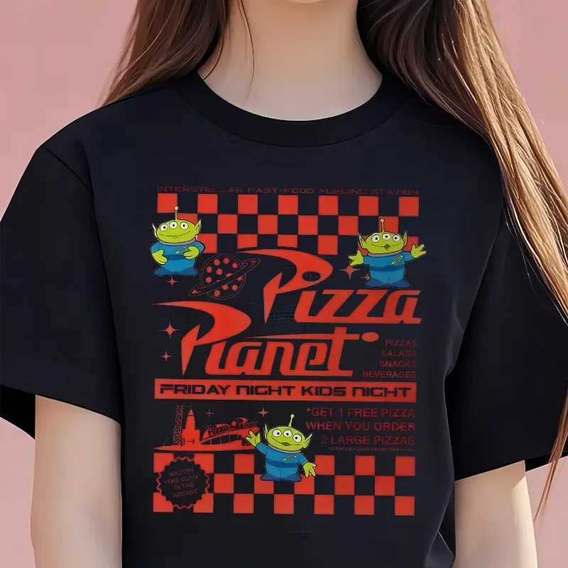 

Disney Toy Story: Space Alien Printed Summer New Style Boys and Girls' Casual Fashion Pure Cotton Top