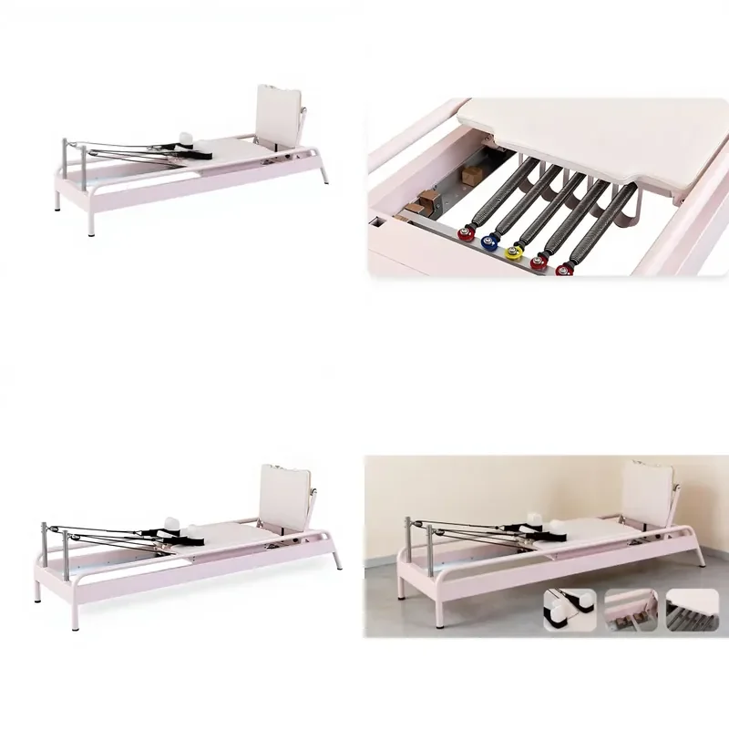 Yoga Pilates Reformer Metal Commercial Core Bed Korean Classic Design for Yoga Studio Gym Yoga Training