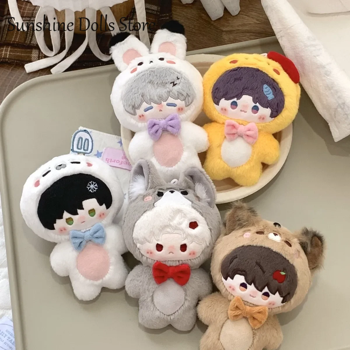 

Аниме Love and Deepspace Zayne Xavier Sylus Rafayel Caleb, милая морская звезда, хлопковая кукла, кулон, плюшевая игрушка, 10 см, рождественские подарки