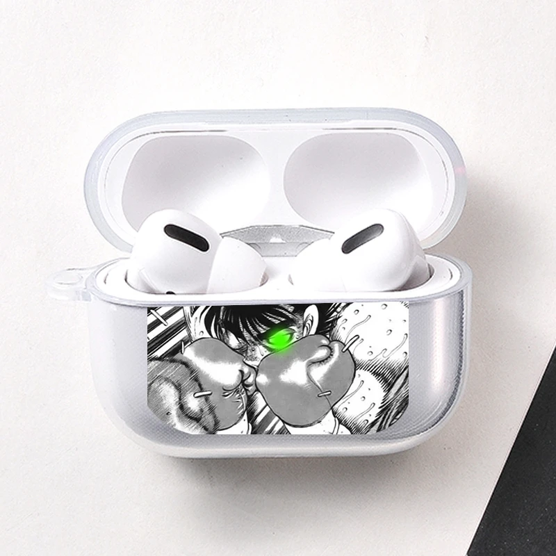 Japan Anime The First Step Hülle für Apple AirpodsPro Kopfhörer, stoßfester Schutz Air Pods4 Pro 1/2/3 Kopfhörer Soft Cover – Detail 2
