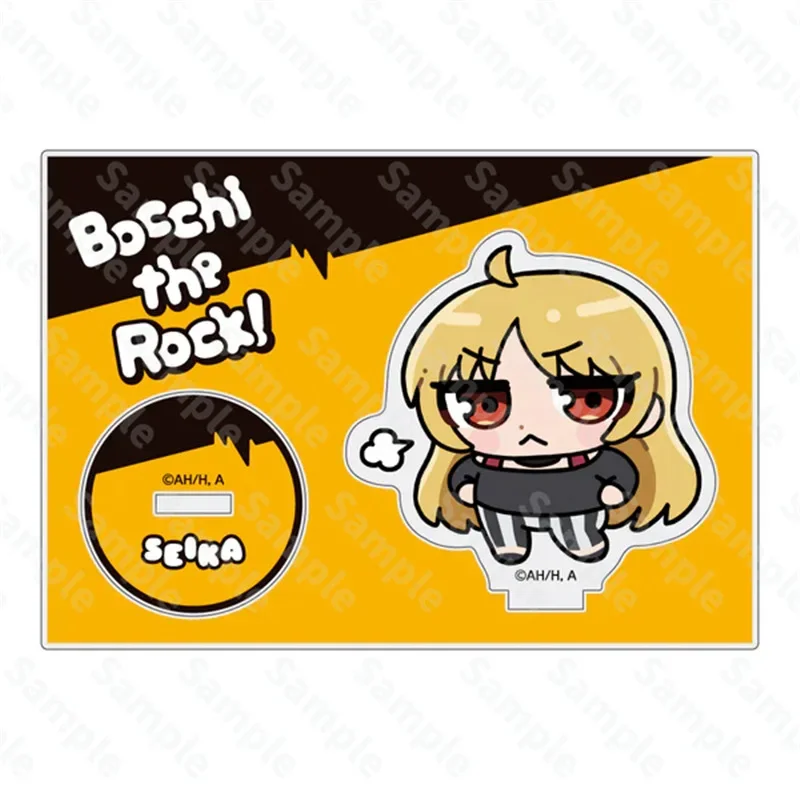 BOCCHI THE ROCK! Figurki akrylowe Chibi z anime, postacie Yamada Ryo i Ijichi Nijika, ozdoby na biurko, prezenty dla fanów.