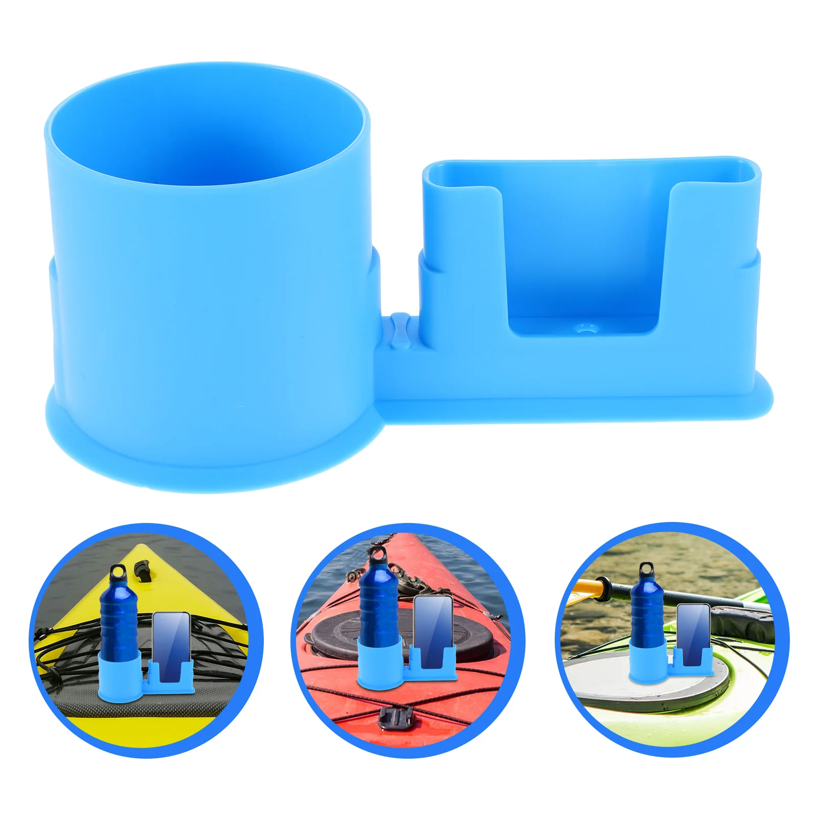 

1pc Kayak Cup Holder Paddle Board Drink Rack Durable Plastic Mount Phone Accessory Outdoor Kayaking Accessories Boat Attachment