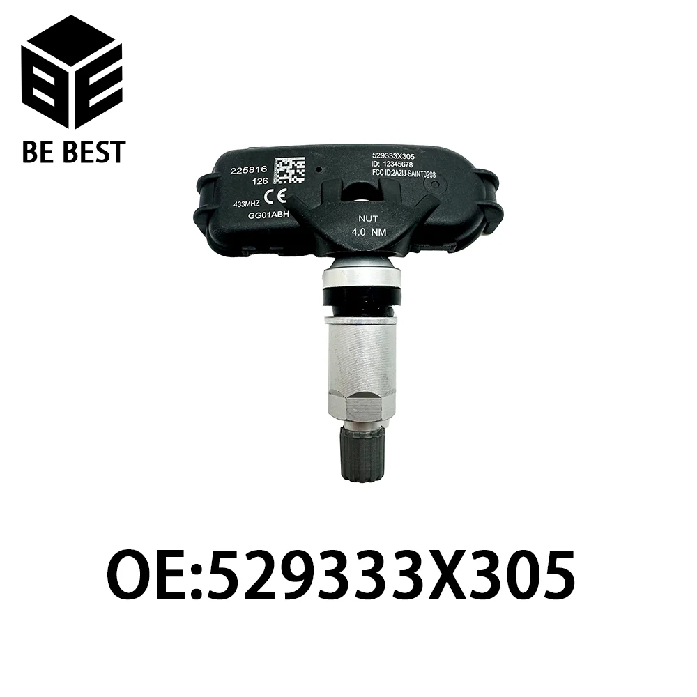 

52933-3X305 Датчик давления в автомобильных шинах, 4 шт. для Hyundai Elantra MD 2013-2018 Kia Cerato YD Rio UB TPMS 434 МГц 529333X305 2014-2015 гг.