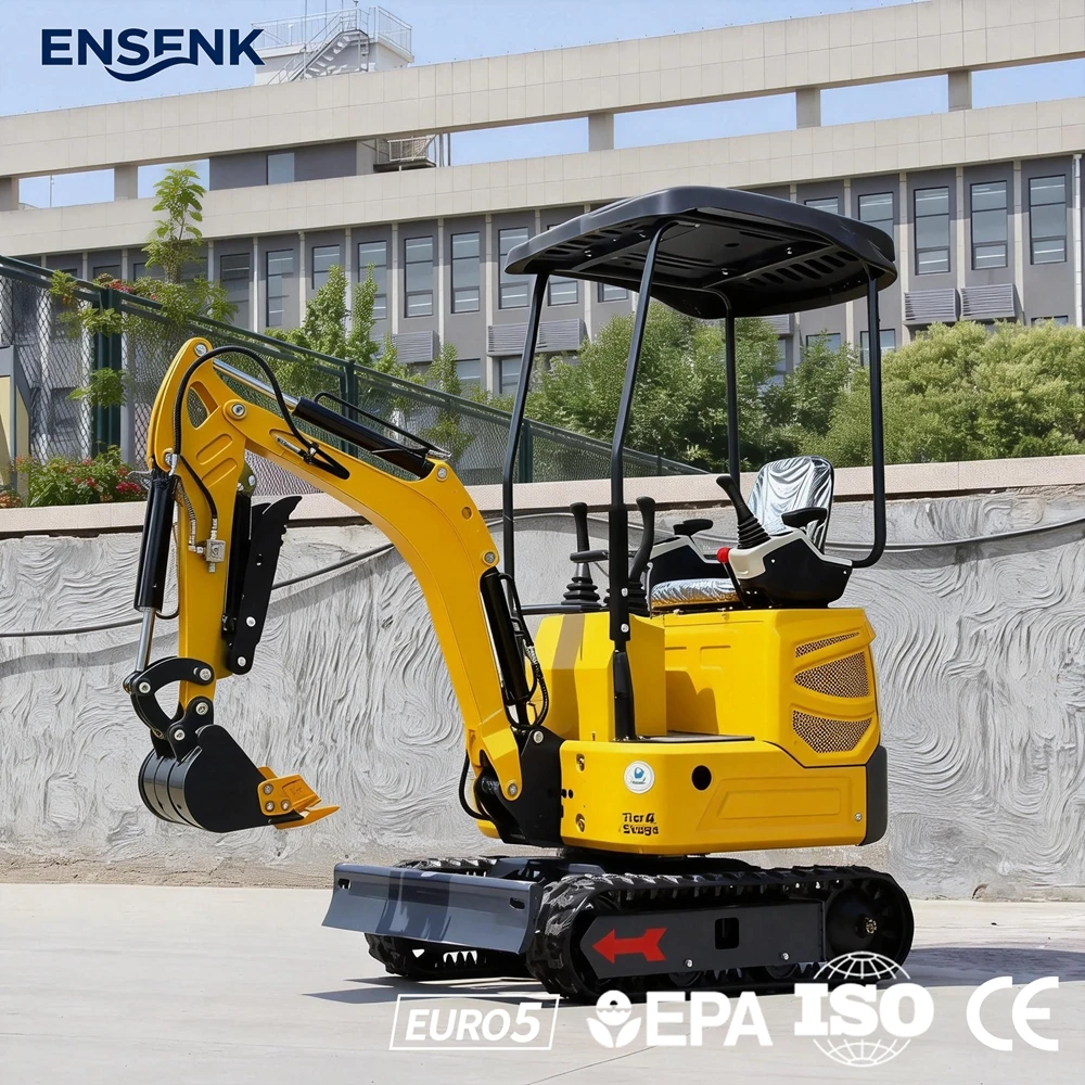 

Mini Excavator 0.8Ton 1.7Ton Yanmar Engine Construction 1.5Ton 2.0Ton Multifunctional Digger Europe EPA Euro 5 CE Certified