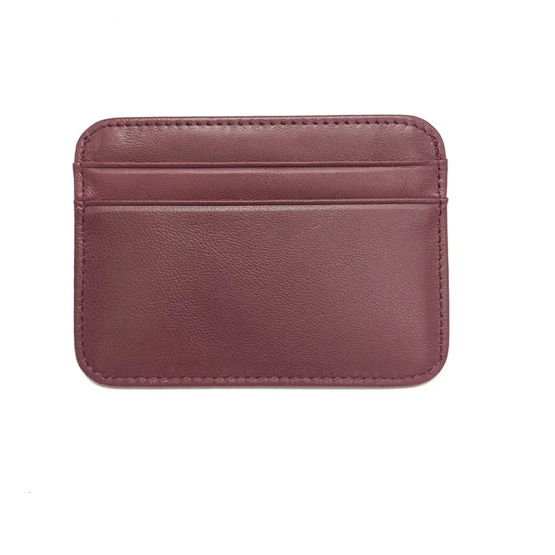 

Gibo Auja - Super Soft 100% Sheepskin Genuine Leather Card Holder Case Credit Organizer Slim Magic Men Wallets Purse