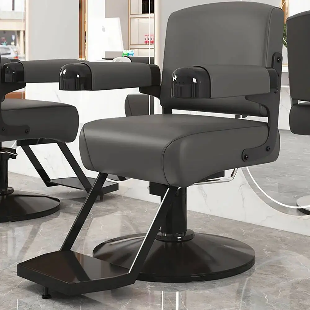 كرسي مرن حديث سيلا أثاث مريح دقيق صالون حلاقة مصمم مريح كرسي باربيريا صالون جمالي عتيق