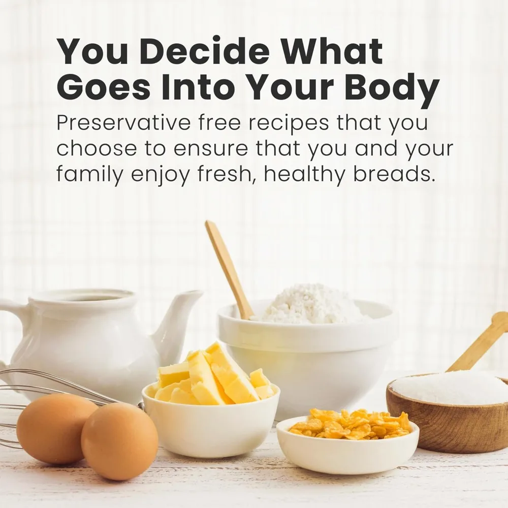 High quality EBM8103M Programmable Bread Maker Machine 3 Loaf Sizes,19 Menu Functions,2 Lbs,Mint,save on power