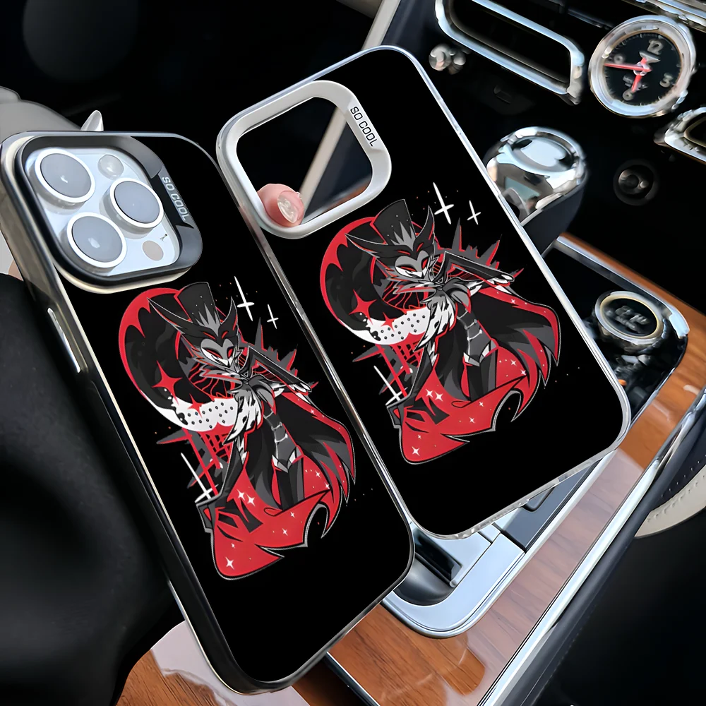 

Epc H-Helluva B- Boss Phone Case IMD Phone Case For IPhone 16 15 14 13 12 11 Pro Max Plus Color Silver Cover