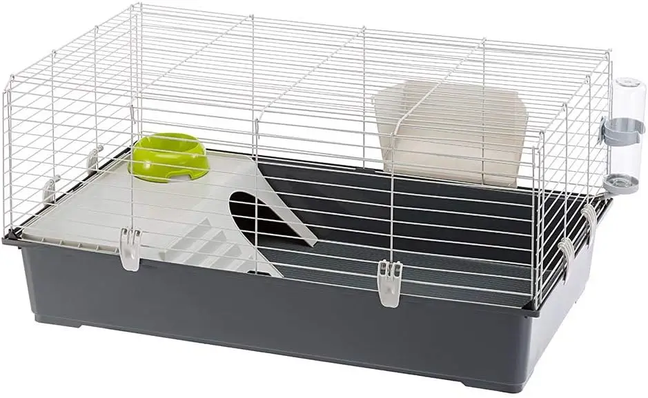 

Guinea Pig & Rabbit Cage with Accessories, Easy Clean Deep Base, 1-Year Warranty