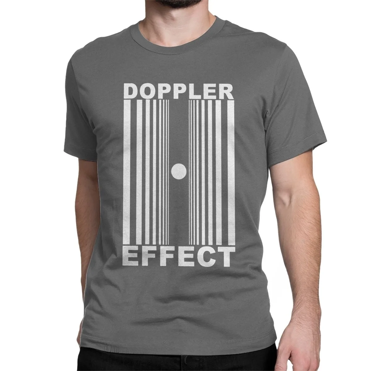 heavyweight Informal Men's Doppler Effect  Theory Sheldon Pure Cotton Clothes Leisure Classic Round Neck Tees Printed