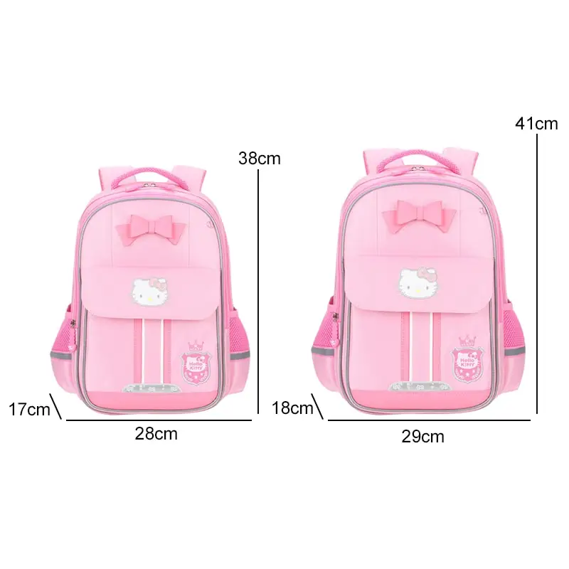 Sanrioed Hello Kitty Anime Cute Large Capacity Children Backpack Schoolbags Student Cartoon Shoulder Bag Travel Gift for Friend