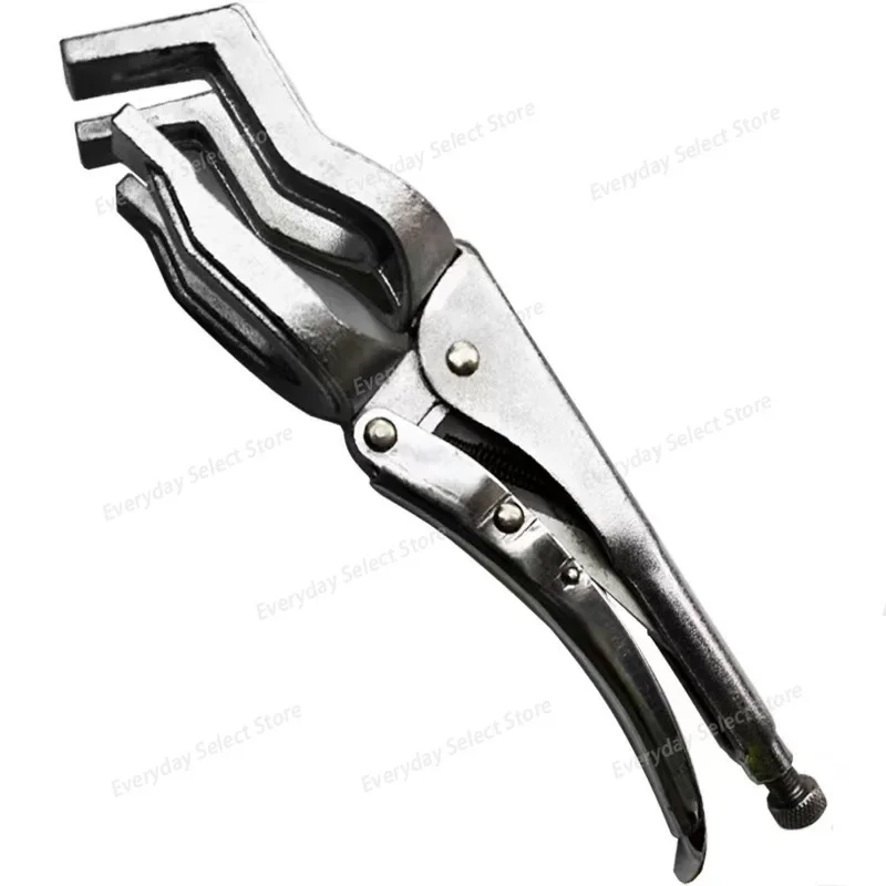 Adjustable‑Lock Welding‑Holding Clamp, Secure‑Grip Clamping Tool with Positioning Plate for Pipe Welding Tasks