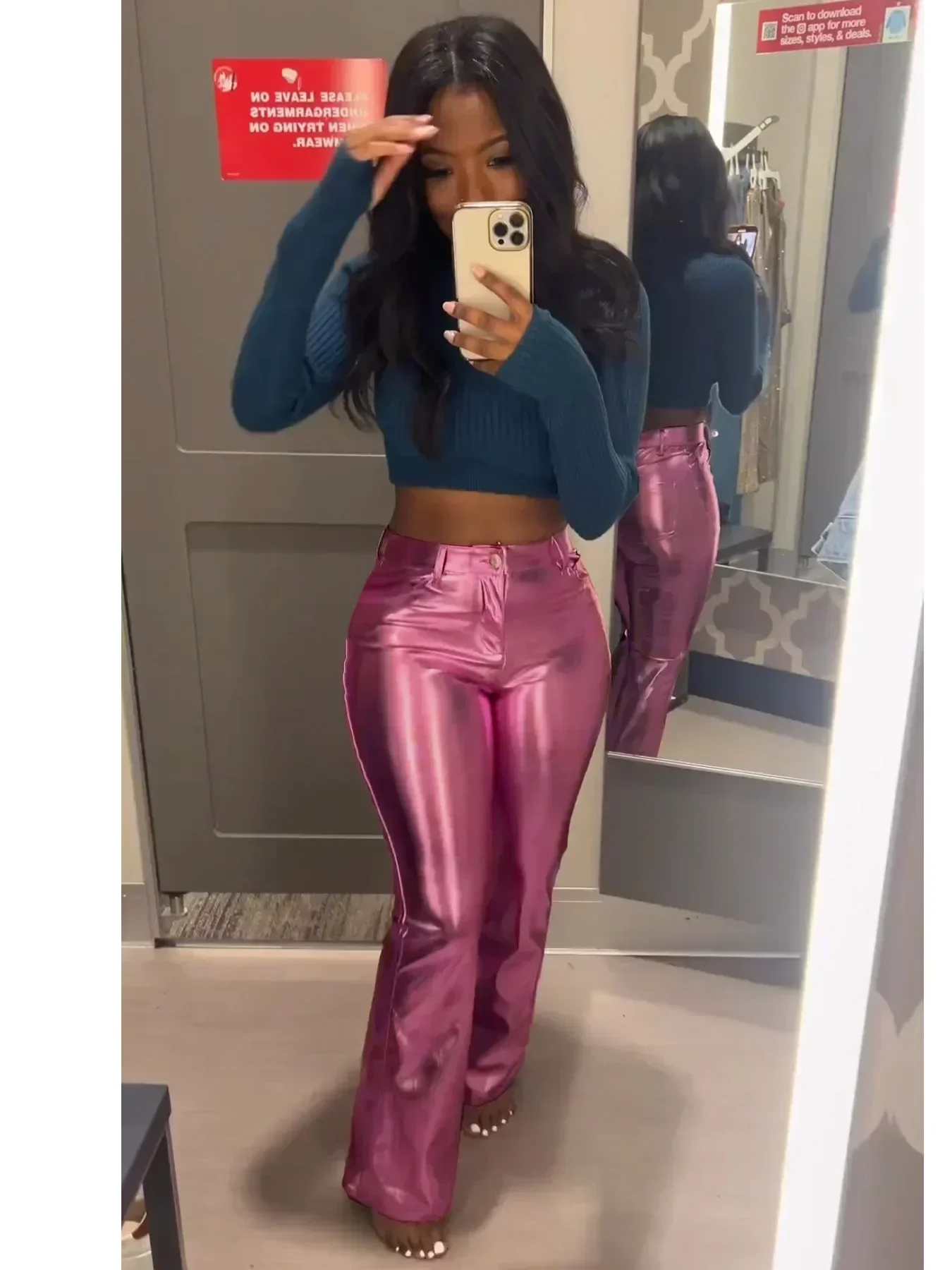 

2025 European Fashion Summer Sexy Long Pant Casual Streetwear Female Sexy Trousers Ladies Elegant Capris