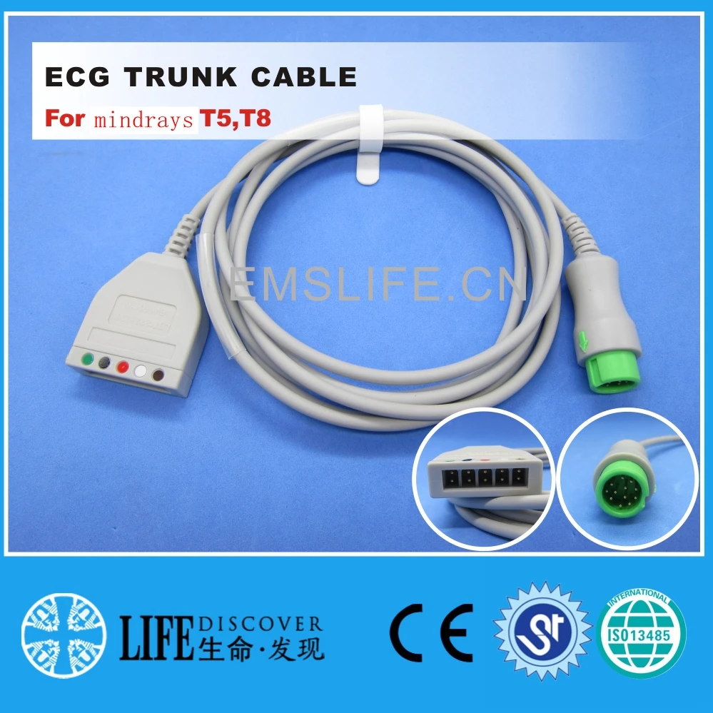 

ECG 5-leads trunk cable For min*dray T5,T8 patient monitor