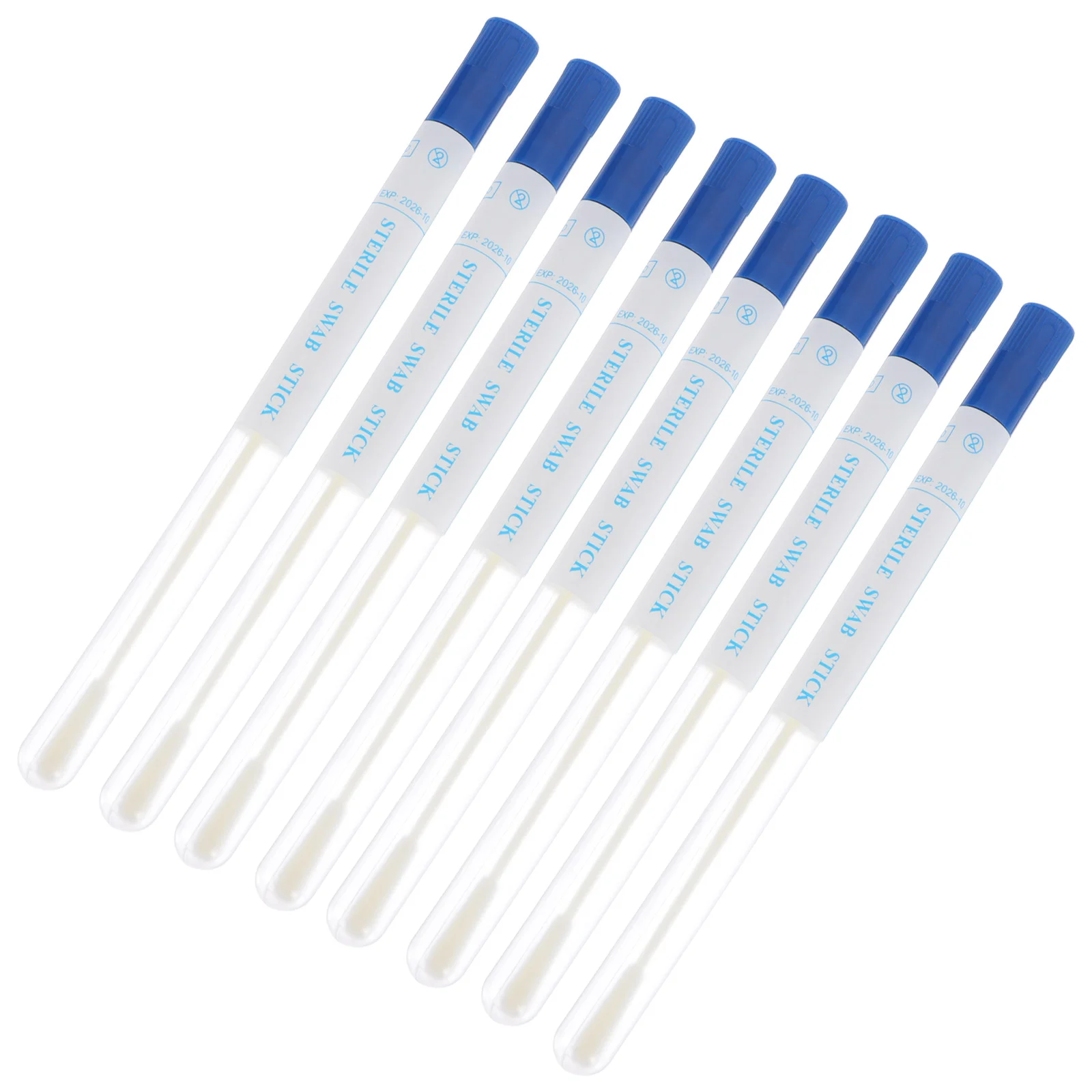 

50 Sets Sampling Swab Cleaning Swabs Bud Portable Throat Pharynx Convenient Sample Conical