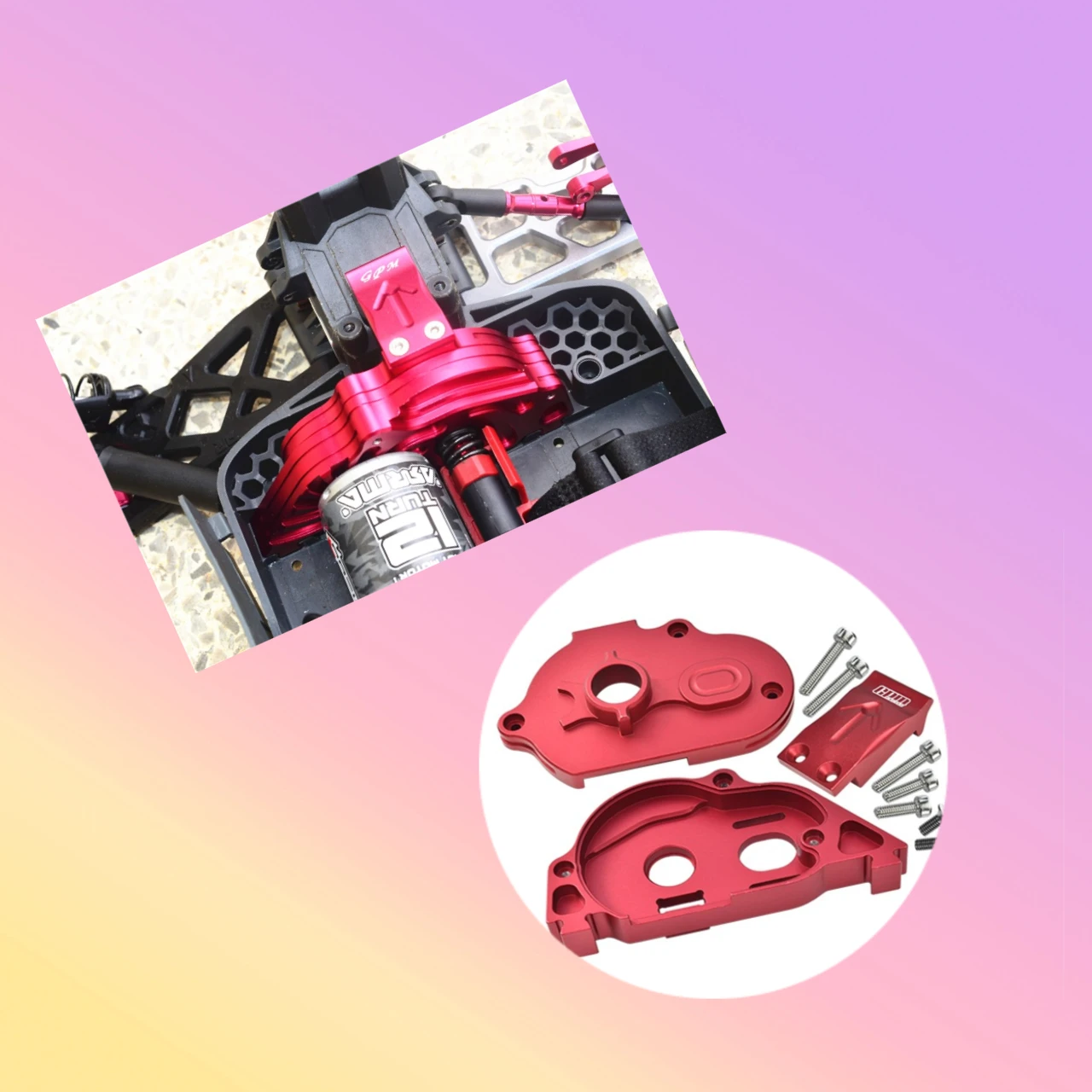 

ARRMA 1/10 Granite 4X4 Mega для алюминиевого крепления заднего двигателя