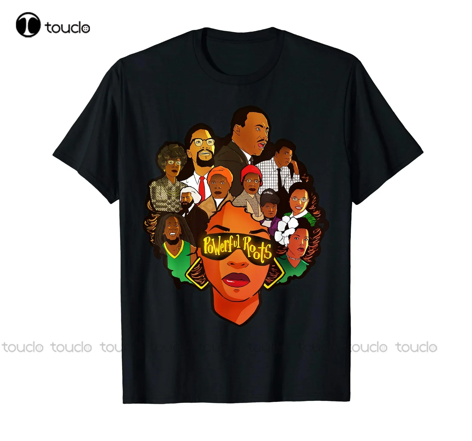Powerful Roots Black History Month I Love My Roots T-Shirt Tshirts For Teens Girls Fashion Tshirt Summer New Popular Streetwear