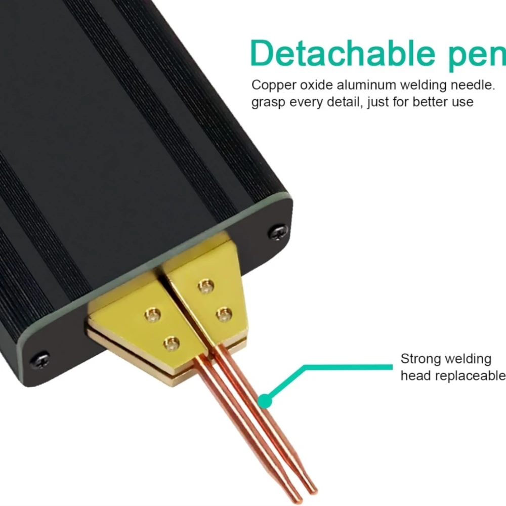 80 Gears Spot Welder Adjustable Portable Handheld Digital Display Mini Spot Welding Machine Automatic Trigger for 18650 Battery