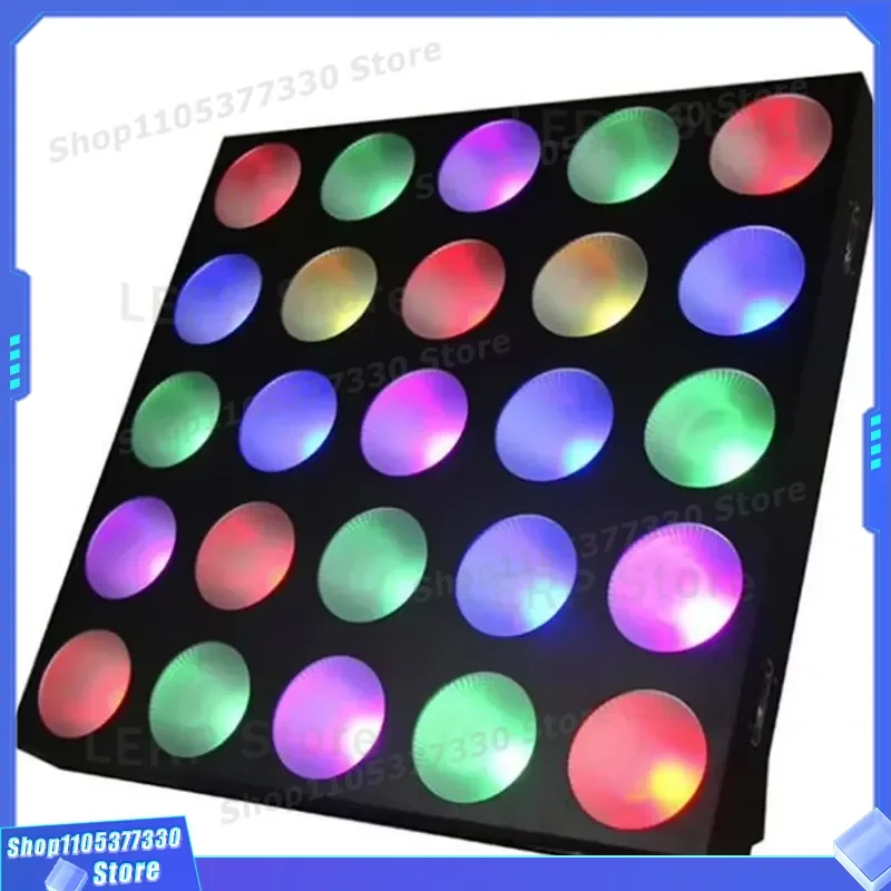 25x30W RGBW LED Matrix Blind Light Professional Stage Lighting DMX Control System for Concert Club Disco Party Effect Lamp