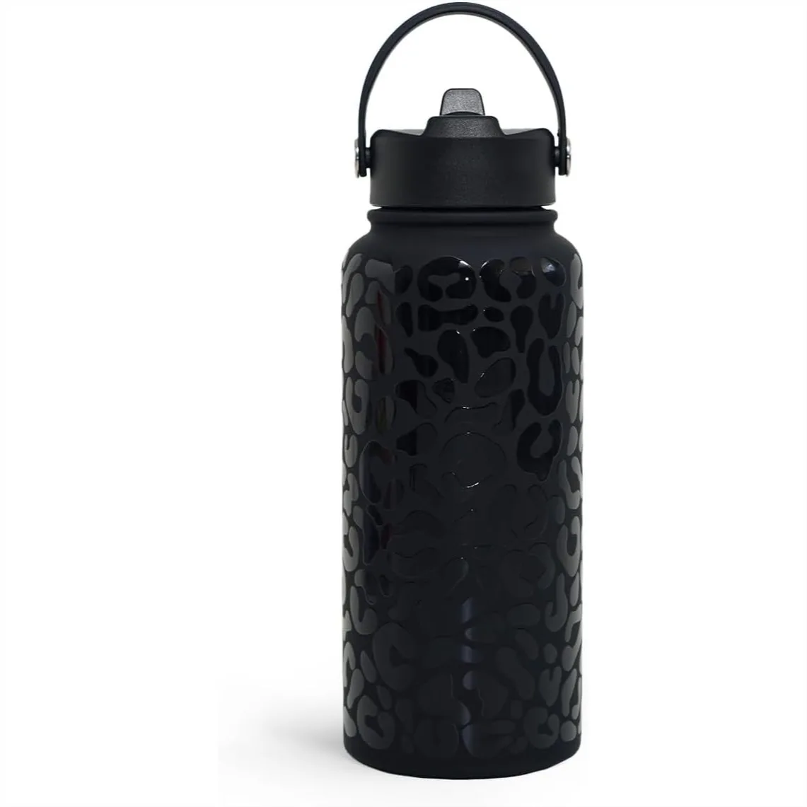 

Leopard Water Bottle 32oz Stainless Steel Double Wall Vacuum Insulated with Lid, Leopard Print Water Bottles for Gym Sports