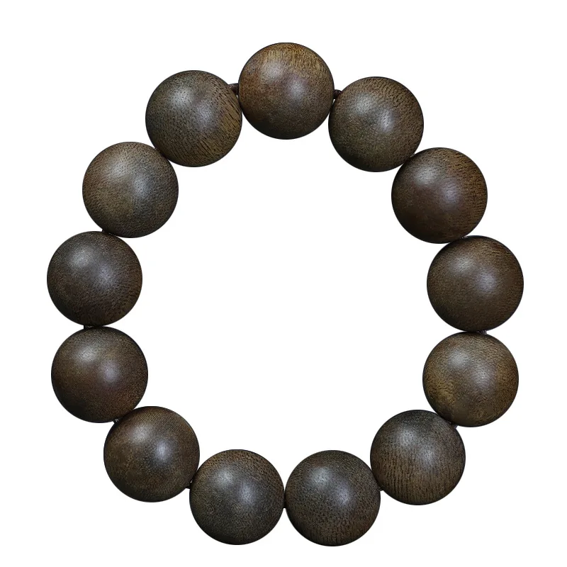 

Kalimantan Black Oil Agarwood Bracelet 2.0 Sinkable Old Material 108 Beads Prayer Beads Unisex Wristband Gifts