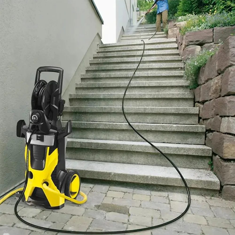 고압 세척기 커넥터 포함 5800 PSI 파이프, 물 세척 익스텐션 호스 M22-14 및 15, Lavor 및 Vax 