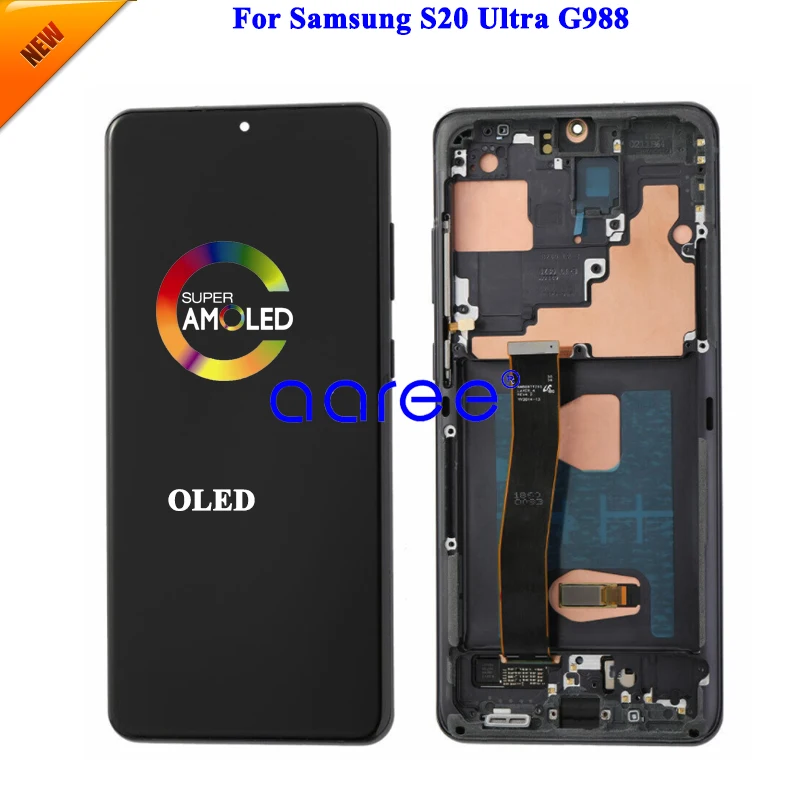 6.67\' OLED Screen LCD For Samsung S20 Ultra For SAMSUNG S20 Ultra G988 Disaplay LCD Screen Touch Digitizer Assembly