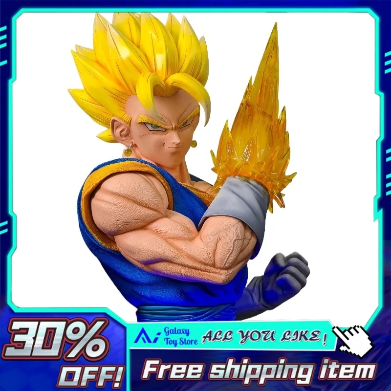 

80cm in Stock Dragon Ball Vegito Bust Super Saiyan GK Statue Premium Anime Collectible Christmas Birthday New Year Gift for Fans