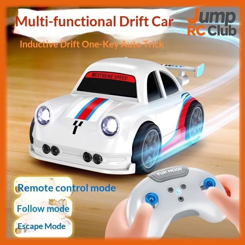 

Универсальная радиоуправляемая машинка-дрифт с интеллектуальным следованием, полным приводом, световыми и звуковыми эффектами, модель для мальчиков, подарок на день рождения