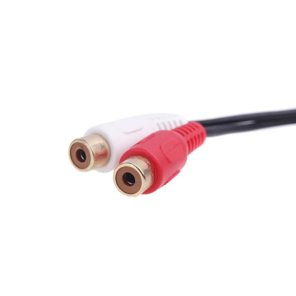 Biurlink Car Stereo Audio 2RCA Cable Adapter For BMW E60 E63 E64 E65 E66 E81 E82 E87 E88 E70 E90 E91 E92