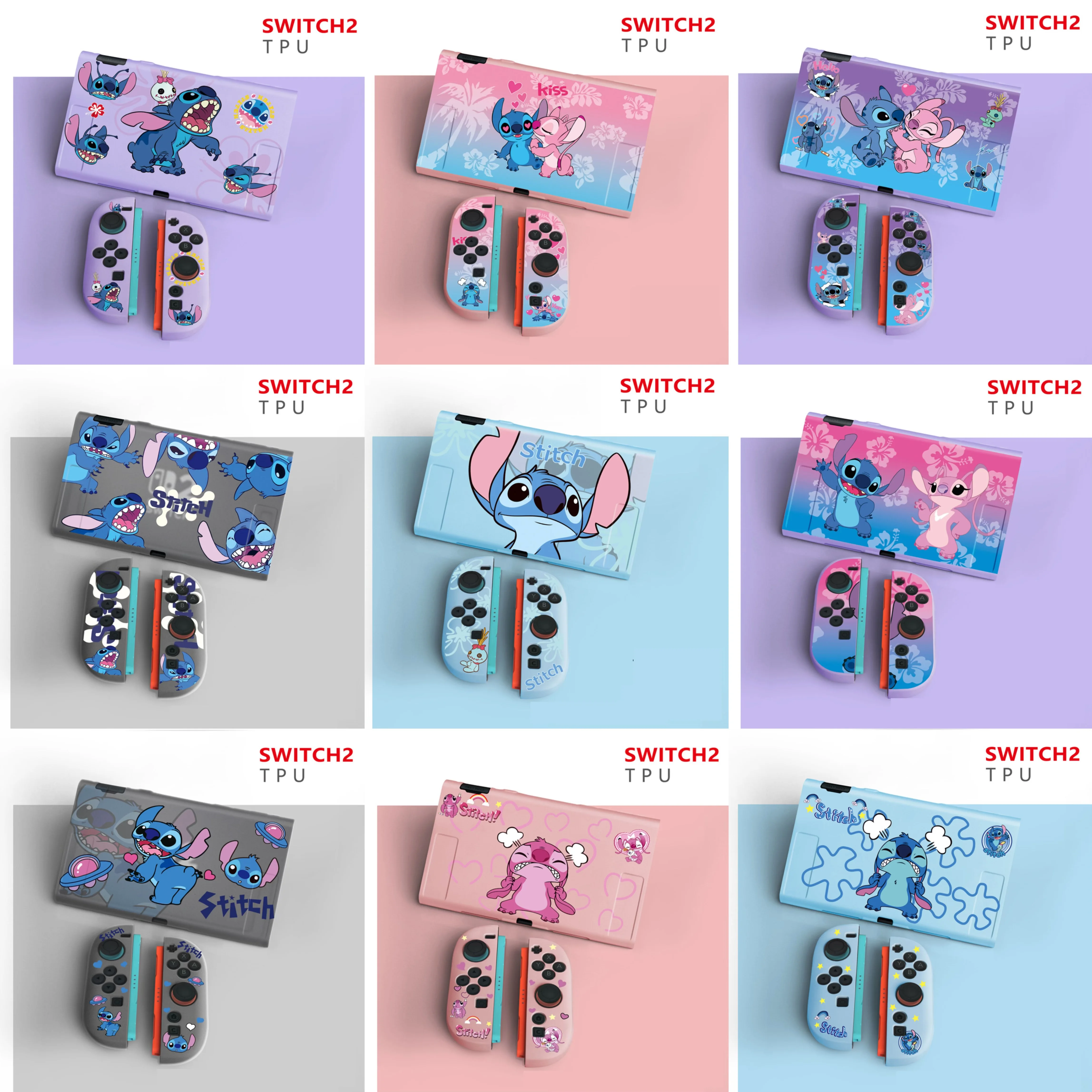 

For Nintendo Switch 2 Stitch Protective Case New Switch 2 Soft Case Anti Drop Game Console Accessories