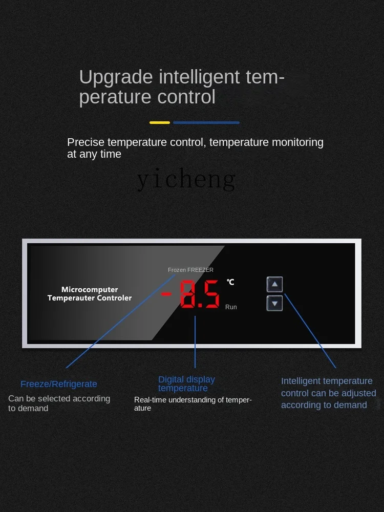 Tqh Refrigerator Commercial Horizontal Refrigerated Table Frozen Freezer Fresh-Keeping Flat Cold Operating Table Freezer