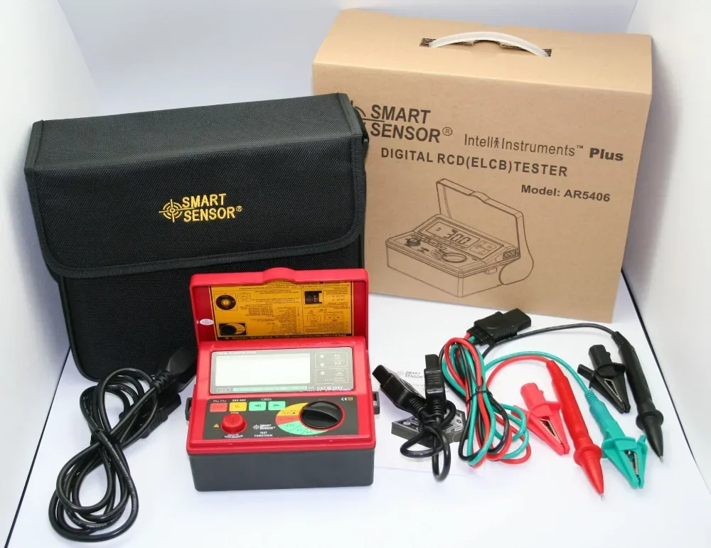 جهاز اختبار رقمي RCD ELCB جهاز اختبار تلقائي AR5406 معدات الاختبار #1