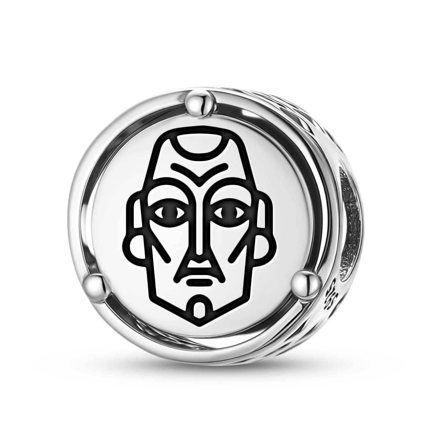 

925 Sterling Silver Easter Island Rapa Nui Moai tangata Charm Fit Original Bracelet Diy Jewelry Accessories Family Bead